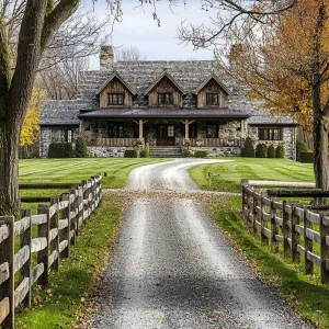 Rustic Retreat with a Stone Facade