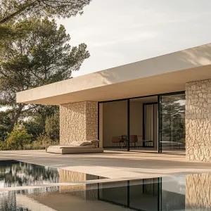 Stone-Clad Serenity by the Water