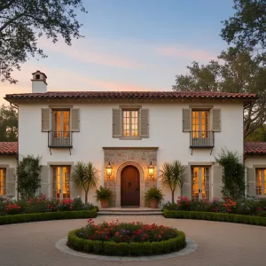 Symmetry Lodge With Olive-Toned Shutters