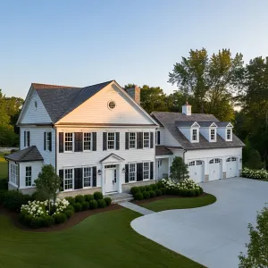 Cupola-Crowned New England Colonial