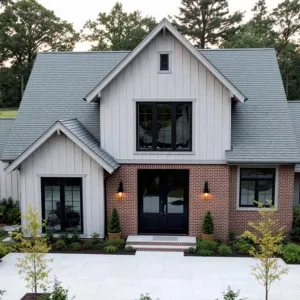 Elegant Gables and Brick Bliss
