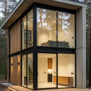Modern Glass Treehouse Delight