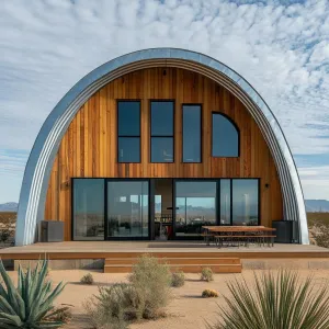 Quaint Arc on a Sandy Stage
