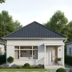 Minimalist Magic: The Bungalow with a Smile