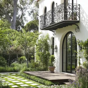 Elegant Mediterranean House With Charming Balcony
