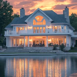 Radiant Reverie with Lakeside Reflections
