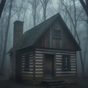 Mystical Sanctuary in the Fog
