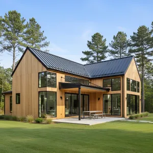 Woodland Wonder: Rustic Meets Modern Delight