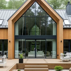 A-Frame Extravaganza: Where Glass Rules the Day