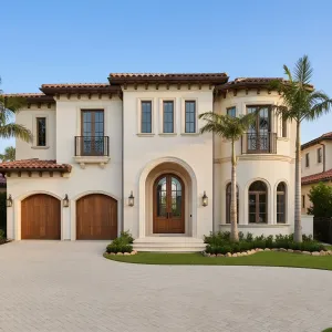 Preview of Palm-Framed Arched Courtyard Residence