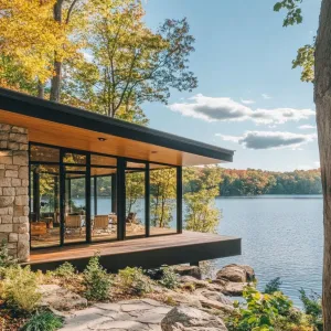 Flat Roof With Large Overhangs