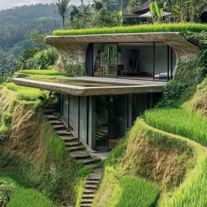 Terrace Levels With Gardens