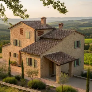 Sun-Dappled Hillcrest Stone Casale