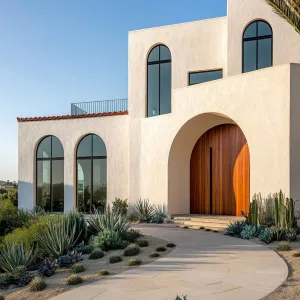 Sunlit Arches and Cacti Bliss