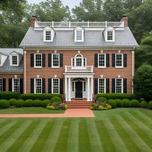 Federal Flair Brick Residence
