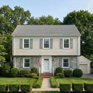 Mint Shutter Garrison Suburban Refuge