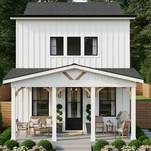 Charming Cottage with a Snazzy Gable Smile