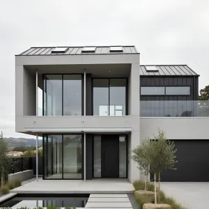 Steel Ribbon Atrium Residence