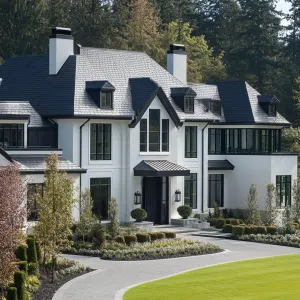 Exquisite Estate with Curved Charm