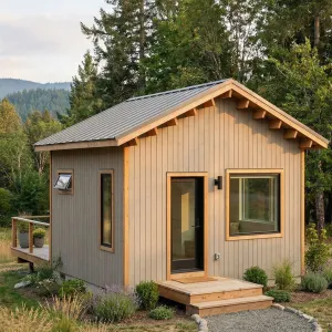 Pinecrest Trailside Minimalist Tiny Cabin