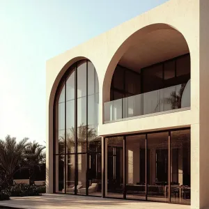 Modern Arches and Tranquil Waters