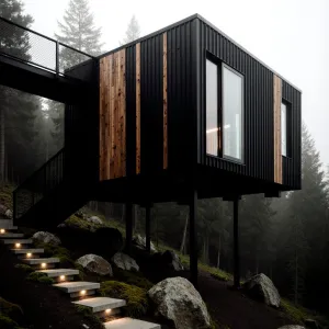 Sleek Shelter on Stilts