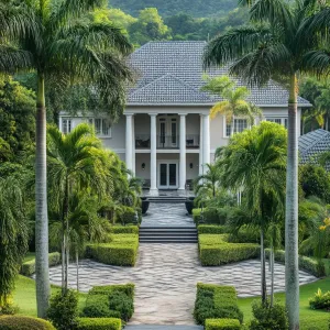 Majestic Manor Amidst Verdant Hills