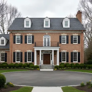 Brick Colonial with Balustrade Finesse