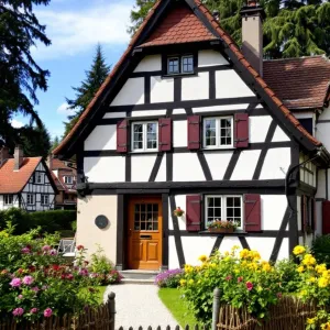 Black and White Fairy Tale in Bloom