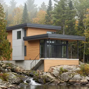 Streamside Cedar Outlook Retreat