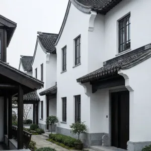 Serene Courtyard Suzhou-Inspired Townhouse Row