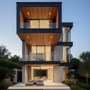 Skyframe Timber Cube House