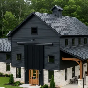 Sleek and Stylish Barndominium Retreat