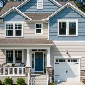 Elegant Azure Retreat with Inviting Veranda