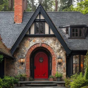 Vivid Vermilion Entryway Charm