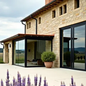 Lavender Dreams by a Stone Dreamhouse