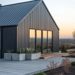 Black Gable Haven at Dusk