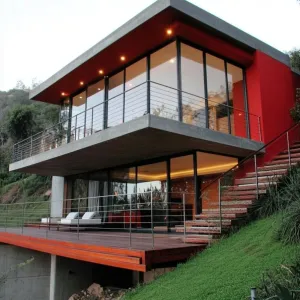 Ravishing Red Hilltop Retreat