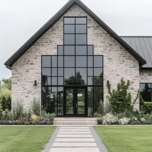 Architectural Marvel in Stone: The Gabled Wonder