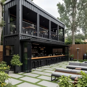 Shipping Container Chic: The Ultimate Pop-Up Bar Experience