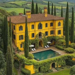 Splendid Italian Villa with a Splash of Yellow