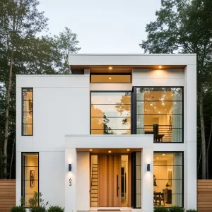 Architectural Symphony in Minimalist White