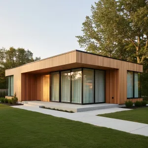 Warm Cedar Glass Box