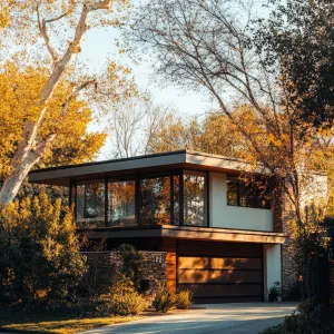 Flat Roof With Wide Eaves