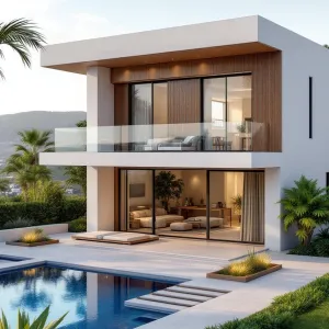 Sleek Serenity: A Modern Villa Oasis