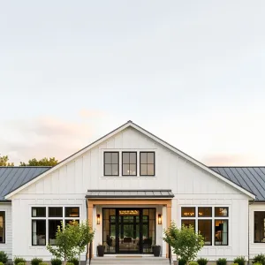 Whitewashed Wonder: A Modern Ranch Revelation