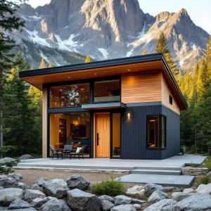 Chic Cuboid Getaway in the Mountains