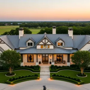 Elegant Texas Homestead Under the Sunset