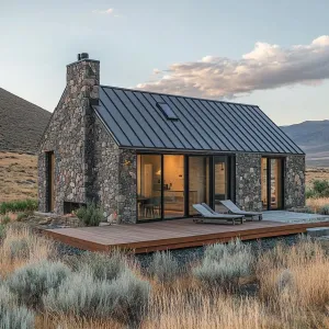 Cozy Stone Sanctum Under Open Skies