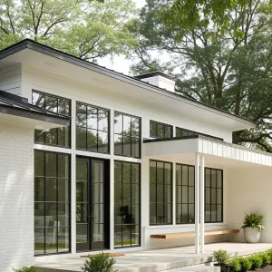 Modern Marvel: A White Ranch Delight